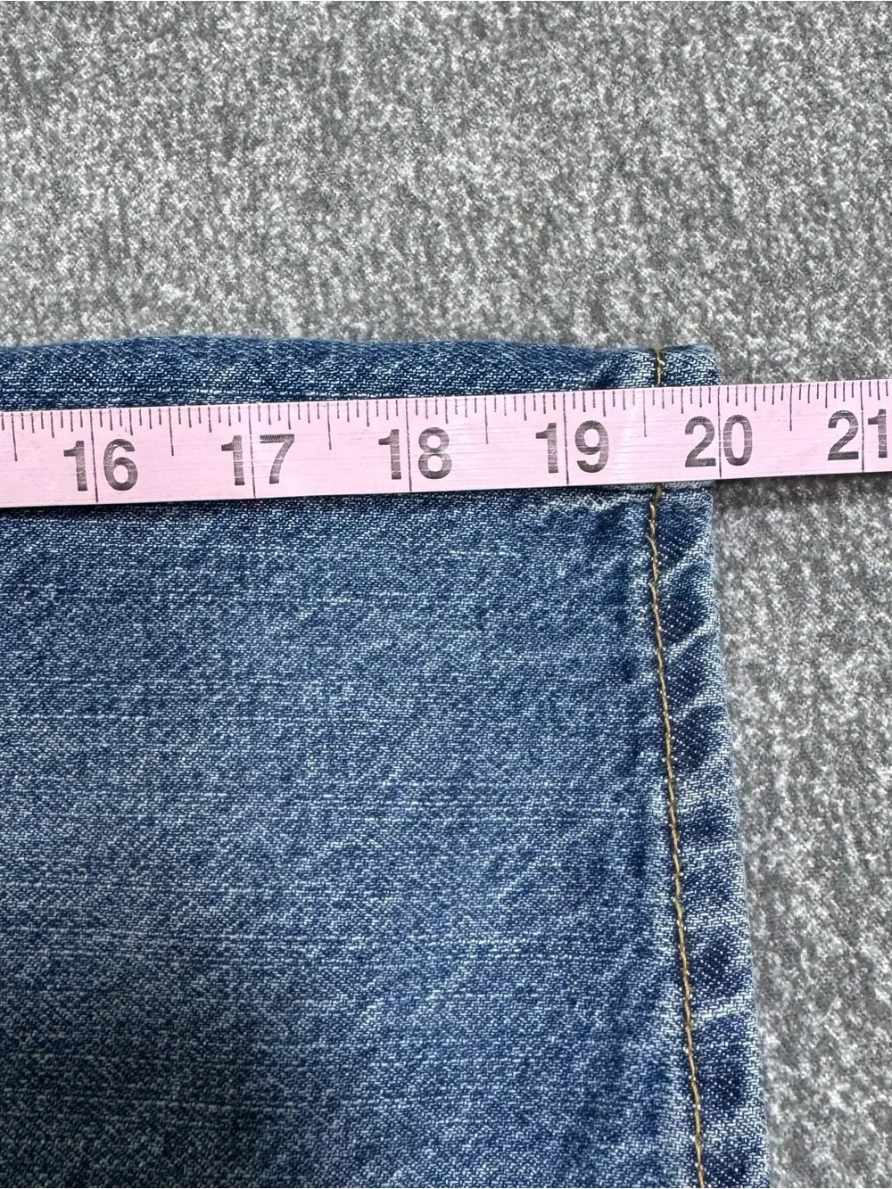 Levi's 505 Denim Shorts Mens 32 Blue Excellent Regular Fit Jorts 100% Cotton 20”
